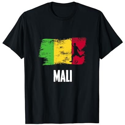 Mali Flag Jersey Malian Soccer Team Malian T-Shirt