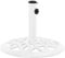 vidaXL Base de Sombrilla, Soporte de Parasol, Pie de Sombrilla, Base para Jardín Patio Terraza Piscina Playa, Hierro Fundido Blanco 40X40X32 cm