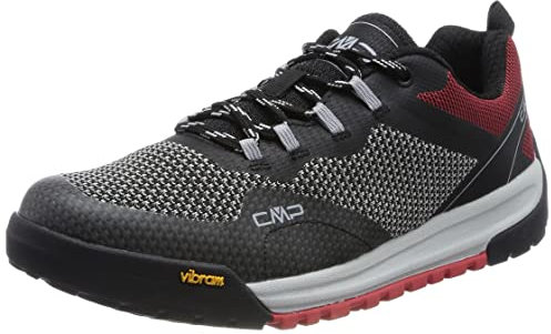 CMP Herren LOTHAL Bike Shoes Mountainbike-Schuhe, Schwarz-Rot (Nero-Ferrari), 46 EU