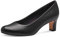 Jana Damen Pumps Elegant Kleiner Absatz Weite H Mehrweite, Schwarz (Black), 36 EU