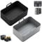 Silicone Air Fryer Liner for Ninja Dual AF400UK/SL400UK /Ninja AF451UK/Tower T17088, 2pcs Larger Air Fryer Liners Reusable Air Fryer Accessories for 8.5-9.5 L Ninja Double Stack Air Fryer