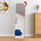 Beauty4U Miroir pleine longueur 150 x 40 cm, sur pied, suspendu ou appuyé, grand miroir de sol avec cadre en alliage d'aluminium doré pour salon ou chambre à coucher