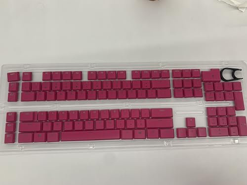 A complete set of keycaps 111 keys compatible with Logitech G813/G815/G913/G915 TKL RGB mechanical gaming keyboards Non-Slip Keycaps (pink)