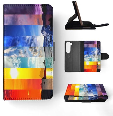 Coole lustige Klapphülle für Samsung Galaxy S23