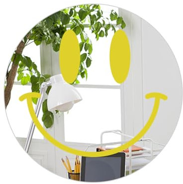 DARENYI Espejos Pared Decorativos 30cm Espejo Redondo Espejos Adhesivos Acrílico Espejos Autoadhesivos Pared para Sala de Estar, Dormitorio, Escalera, Pasillo