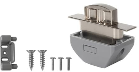 LERONO Druckknopfschloss für Wohnmobile, Boote, Schränke, Schubladenriegel, Knopfschlösser für Möbelbeschläge, Druckknopf-Verriegelungen, Schranktürschnäpper
