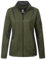 Rock Creek Damen Jacke Fleecejacke Übergangsjacke Windbreaker Fleece Jacken Outdoorjacke Stehkragen Damenjacke Melange Fleecejacke Sweatjacke Pullover D-505 Dunkelgrün XL
