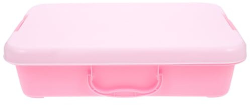 COSMEVIVI Portable Sand Tray with Lid Large Capacity Plastic Sandbox with Handle Kids Toy Storage Bin Indoor Outdoor Water Sand Play Activities