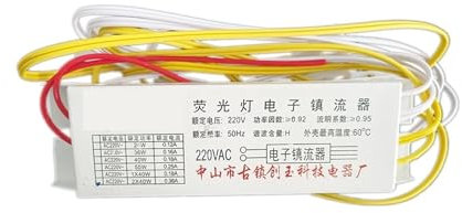 VISIYUBL Alimentatore elettronico 220V T8 20w 30w 36w 40w Raddrizzatore Universale 1 e 2Uscite CE UL for Lampada al Neon Luce Fluorescente(1 Output)