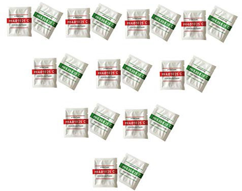 20 Stück/Set PH Test Meter Messung Kalibrierlösung PH Puffer Pulver 4.01/6.86 Kalibrierpunkt