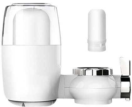 Wasserhahn Filter Für Zuhause, Wasserfilter Wasserhahn, Wasserfilter mit 2 Filter Enthalten, Kann Entfernt ​Blei, Chlor, Sand, chwermetalle und Andere Schadstoffe