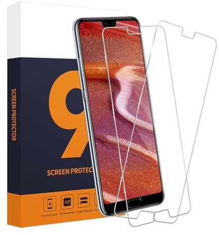 Cable Leader 2 Stück Schutzfolie für Panzerglas für Huawei P20 Pro, 2.5D Gebogene Kante für Huawei P20 Pro Gehärtetes Folie, 9H Stoßfeste Transparent Displayschutzfolie für Huawei P20 Pro Schutzglas