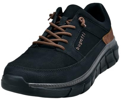 bugatti Herren Low-Top Sneaker, Männer Halbschuhe, Wechselfußbett