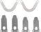 6pcs Air Compressor Valves Plates Set Steel Replacement Valves Plates Corrosions Resistant Plate for Enhances Performances Workshop Compressor Accessories