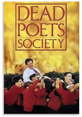 JDYANSHENG Poster mit Aufschrift Dead Poets Society, ästhetisches Cover-Poster, Design Gemälde für Wohnzimmer, Schlafzimmer, 30 x 45 cm, ungerahmter Stil