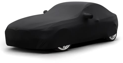 Asasytal Telo Copriauto Interno Compatibile con BMW Z4/Z4M E85 E86 E89 G29 sDrive18i -Protezione Totale, Velluto Morbido Elastico,Antipolvere/Traspirante/Antirughe, Per Garage Sotterranei/Mostre, Nero