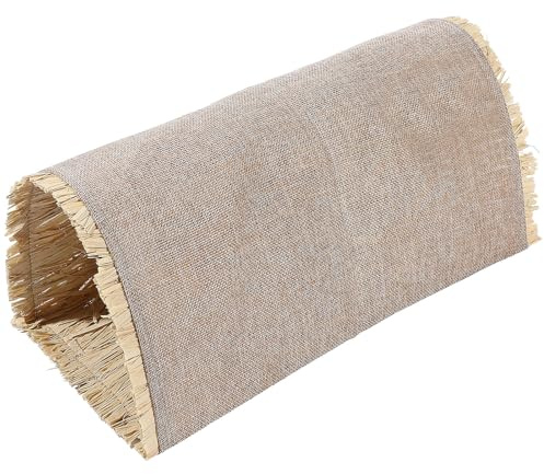 Toyvian Rabbit Tunnel Toy for House Bunny Small Pets like Hamster and Guinea Pig Grass Tunnel Nest Bed for Rabbit Bed Comfortable Pet Nesting