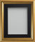 Frame Company Eldridge Gold 14x11 inch Picture Photo Frames With Black Mount for Image 10x8 inch *Choice of Sizes* Fitted with Real Glass