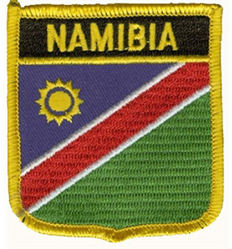 Everflag Patch zum Aufbügeln oder Aufnähen : Namibia - Wappen