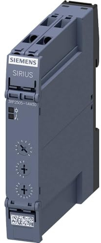SIEMENS 3RP2505-1AW30 TIME Relay, Multi-Function, 1 CO, 12-240 VAC/DC, 50/60 HZ, LED Light Source, Screw/SNAP-ON Mount, Replaces 3RP1505-1AQ30