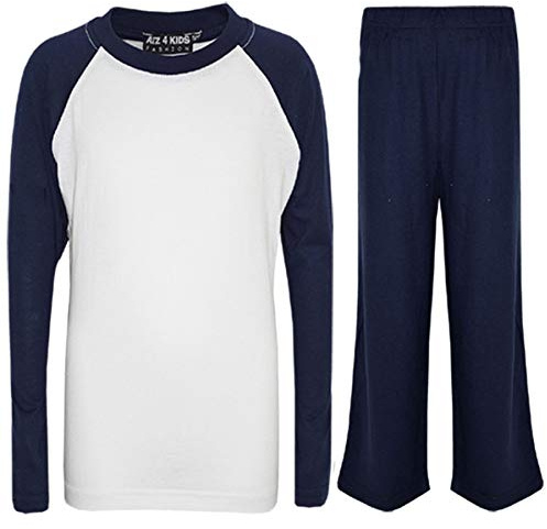 A2Z 4 Kids Girls Boys Pyjama Set Long Sleeve Loungewear Nightwear Suit