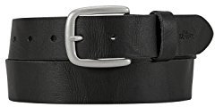 s.Oliver Herren 98.899.95.3801 Gürtel, per pack Schwarz (black 9999), 85 (Herstellergröße: 85)