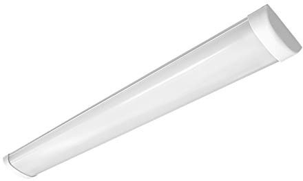 ELG Leuchten Aufbauleuchte Feuchtraumleuchte 1200mm vorverdrahtet für LED Röhren Werkstattleuchte Arbeitsleuchte Werkstattlampe Feuchtraumleuchten Hallenleuchte (ohne leuchtmittel)