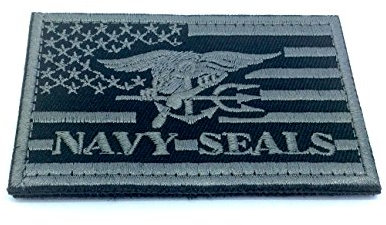 US Navy Seal Special Ops Adler bestickter Airsoft Paintball Patch (schwarz)