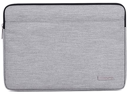 LaoZan 13-15 pulgadas Funda para portatil Bolso Organizador/Cubierta de la caja protectora de Bolsa 13 Ligero Gris