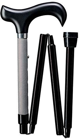 Designer Gehstock Gehhilfe Deluxe-Schlank-Faltstock REFLEKT