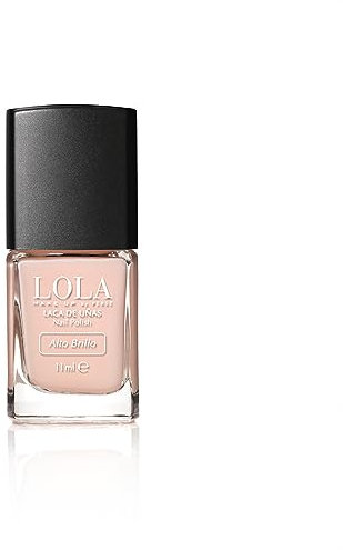 Lola Make Up by Perse Nail Polish Quick Dry Instant Gloss Ultra Long Lasting High Shine Finish Nail Paint for Women, Vegan and Cruelty-Free Cosmetic, Nude (015), 11ml