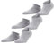FALKE Unisex Cool Kick Sneaker 3-Pack U SN weich atmungsaktiv schnelltrocknend kurz einfarbig 3 Paar Sneakersocken, Grau (Light Grey 3400), 44-45 (3er Pack)