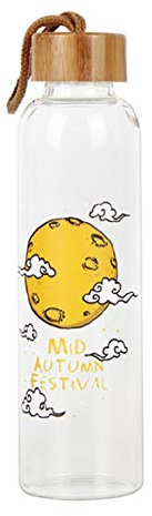 Trinkflasche Glasflasche Sport Glaskolben Trinken Flaschen Für Erwachsene Glas Flasche Für Getränke und Saft Sport Wasser Tasse Wasser Glaskolben 2,500ml