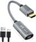 BASESAILOR Adaptateur Câble HDMI Mâle vers USBC Femelle avec Cordon Type C,Convertisseur d'entrée USB Type C 3.1 Sortie HDMI,4K 60Hz USB C Thunderbolt 3 pour MacBook Pro,Mac,Chromebook,Xreal Air