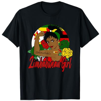 Zimbabwean Flag with Zimbabwean Flag T-Shirt