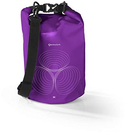 #DoYourSports Dry Bag Tasche 20L lila | Wasserdichter Rucksack | Wasserfester Beutel & Packsack | Drybag ideal für Boot, Kajak, Angeln und Camping