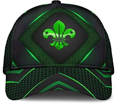 843 Herren Damen Basecap Scout Carbon Schöner 3D-Druck Baseball Kappe Mütze Verstellbar Distressed Basecap Vintage Baseballkappe Für Wander Draussen Reisen