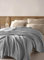 BOHORIA® Tagesdecke Sera | 100% Recycled Baumwolle | Oeko-Tex® | Bettüberwurf Wohndecke Wendedecke Sofadecke | extra-groß (Cloud, 200 x 230 cm)