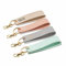 Crafted Memories Personalised Wristlet Keyring, Monogrammed Strap Key Ring, Initials Gift, Personalised Gift, Loop Car Keychain, Faux Saffiano Leather
