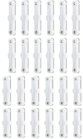 Fliegengitter-Fenster-Clips,Moskitonetz Clips ohne Bohren Insektenschutz Fenster Clip,Selbstklebende Clips Fliegengitter, Insektenschutzgitter für Küche, Balkon,Tür,Insektenschutz (24 Stück)