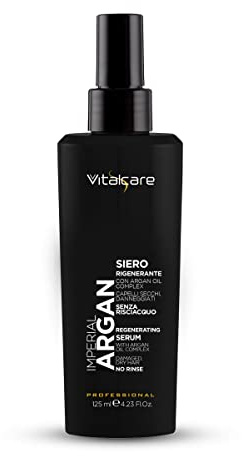 Vitalcare | Imperial Argan - Siero Rigenerante | per Capelli Secchi e Danneggiati, Con Olio di Argan, Senza Risciacquo, 125 m