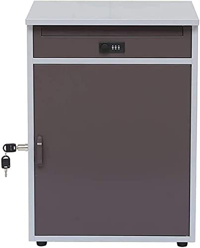 Letterbox Post Box Anti-Theft Postbox with Lock Parcel Box Outdoor Big Mailbox Office Storage