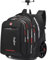 PISKGODSF 22 Zoll Rollrucksack mit Rollen für Reisen, 55L Große Kapazität Rollrucksäcke, Rollrucksack mit 15,6 Zoll Laptop Wasserdichtes Fach