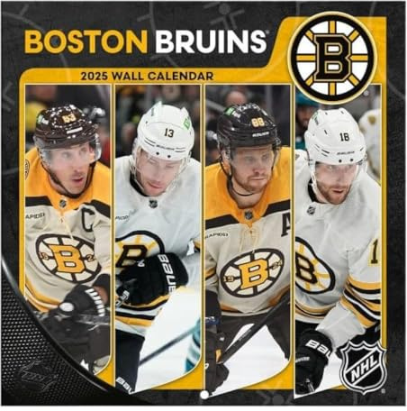 TURNER SPORTS Boston Bruins 2025 Mini Wall Calendar (25998040583)