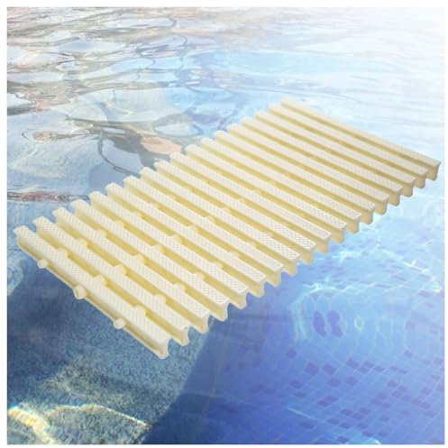 ABS-Schwimmbad-Entwässerungs-Überlaufgitter, Dusch-Entwässerungsfilterabdeckung, Dreiloch-gespleißter 90°-Winkel-Überlaufgitter Innen- Und Außen-Wasserablaufgitter-Abdeckung ( Color : Bone color , Siz