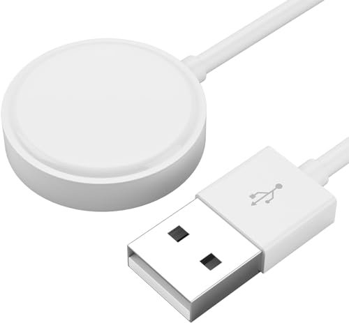 Ladekabel für Apple Watch, Kompatibel mit iWatch Series SE 10 9 8 7 6 5 4 3 2 1 Ultra, Ladestation für iWatch, Magnetische, USB-Schnittstelle, 1M Kabel (NO Adapter)