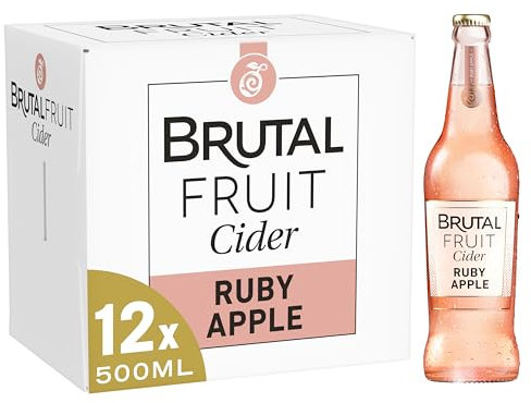 Brutal Fruit Cider, Ruby Apple, 12x500ml bottles