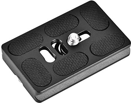 Quick Release Plate, Camera Tripod Mount Plate Fast Claw Clamp with 1/4inch Screw Mount for Arca Benro Monopod Tripod Ball Head SLR Camera(PU60)