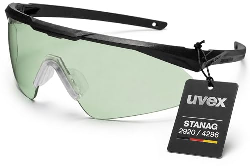 Uvex apache spec variomatic - Selbsttönende Schutzbrille für Sportschützen, beschlagfrei & kratzfest, geeignet für Training und Schießstand - STANAG 2920/4296