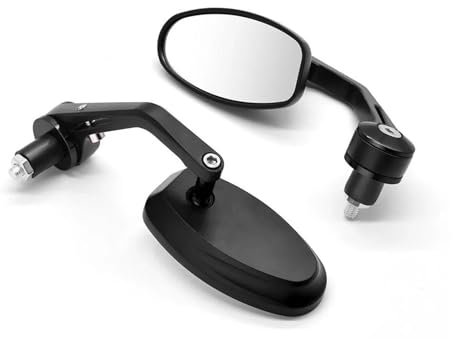 Motorrad Rückspiegel Für Suzuki Für GSR 600 750 Für GSX S750 R600 R750 Für SFV Für SV 650 TL1000S Motorrad CNC Spiegel 7/8 Griff Bar End Aluminium Rückspiegel Roller Spiegel(2)